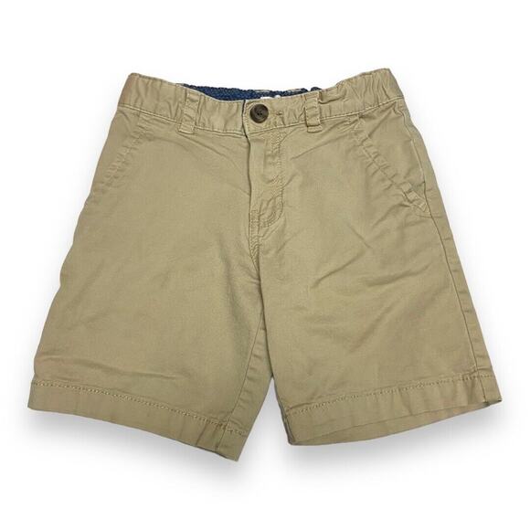 5/$35       Cat & Jack Boys Shorts Sz 6 Khaki Adjustable Waist Solid Basic - Picture 1 of 6